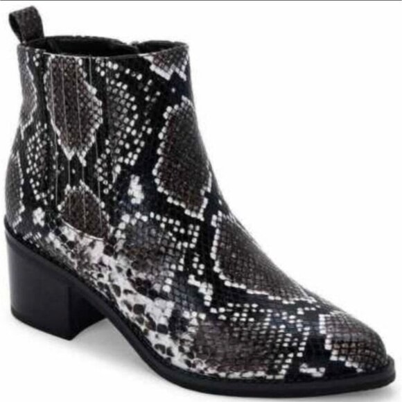 AQUA COLLEGE KARLIE Women's Eco Leather Waterproof Booties Ankle Boots - Picture 1 of 8